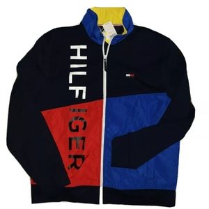 Tommy hilfiger mens full zip jacket Big logo